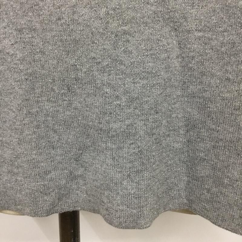 ジーナシス JEANASIS ニット、セーター 長袖 FREE 無地 灰 / グレー / レディース USED 古着 中古 10103556