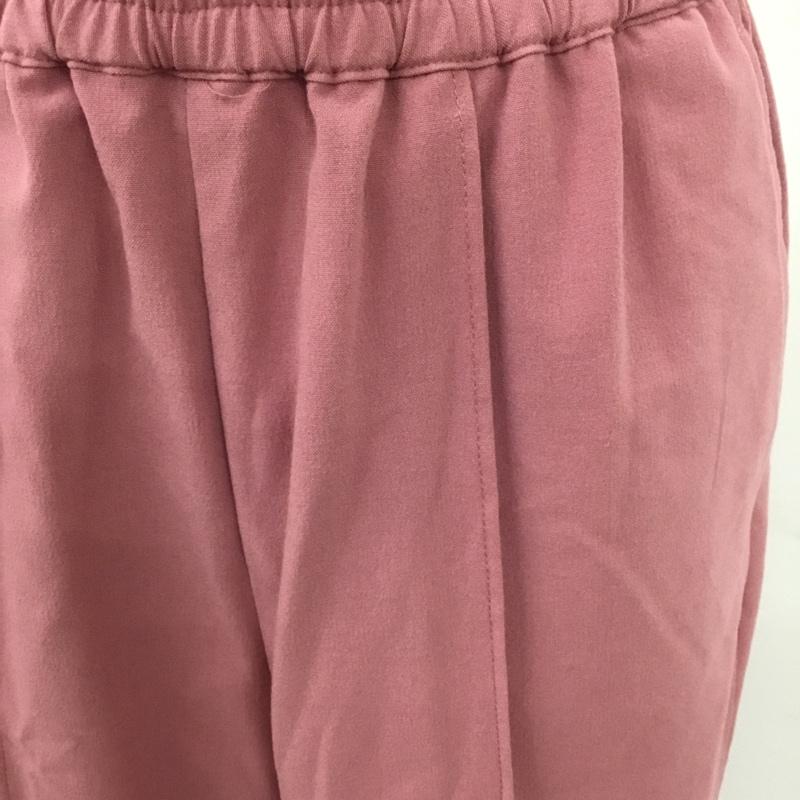 ニコアンド niko and... パンツ スラックス M 無地 桃 / ピンク /  レディース USED 古着 中古 10103561