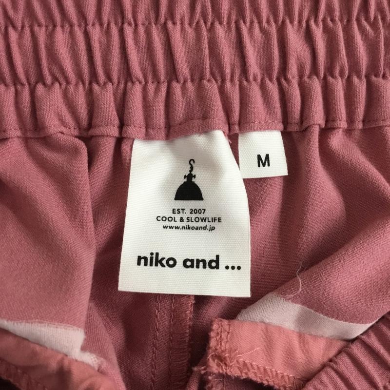 ニコアンド niko and... パンツ スラックス M 無地 桃 / ピンク /  レディース USED 古着 中古 10103561