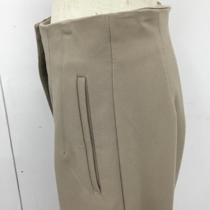 ザラ ZARA パンツ スラックス S 無地 ベージュ / ベージュ /  レディース USED 古着 中古 10103565