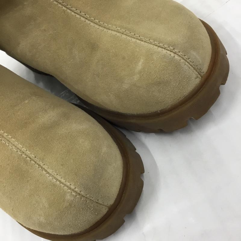 ティンバーランド Timberland ブーツ ロングブーツ 26367 レースアップ ムートン 6W ワンポイント ベージュ / ベージュ / レディース USED 古着 中古 10103568