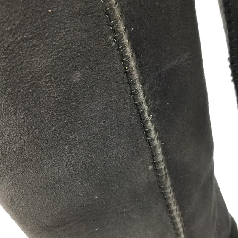アグ UGG ブーツ 一般 5815 CLASSIC TALL ムートンブーツ 23cm 23.0cm ロゴ、文字 ダークブラウン / ダークブラウン / レディース USED 古着 中古 10103573