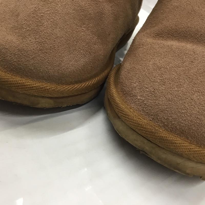 オゾック OZOC ブーツ ショートブーツ 24.5cm 24.5cm ロゴ、文字 茶 / ブラウン / レディース USED 古着 中古 10103576