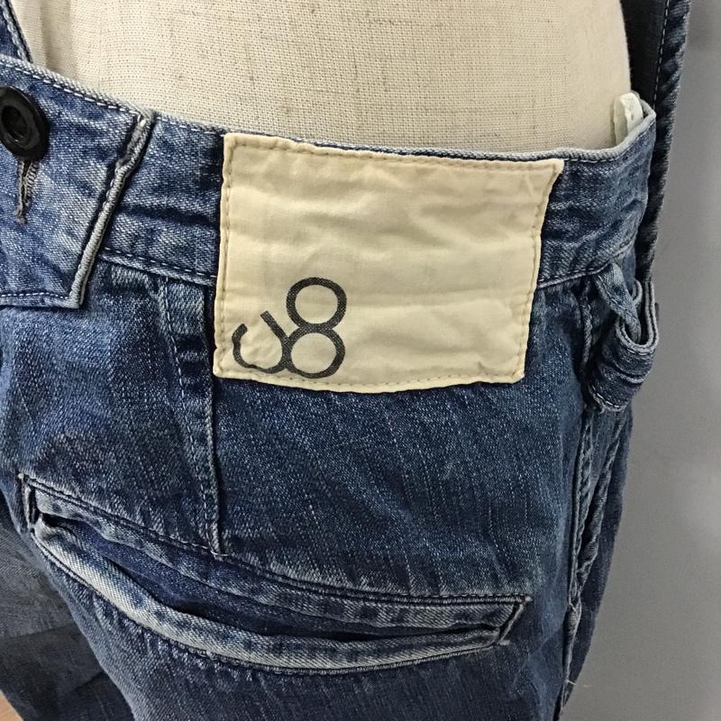 ジョンブル Johnbull サロペット・オーバーオール サロペット、オーバーオール オーバーオール オールインワン ワイドパンツ デニムパンツ L 無地 インディゴ / インディゴ / レディース USED 古着 中古 10103582