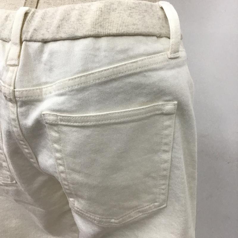 バンヤードストーム BARNYARDSTORM パンツ デニム、ジーンズ BB803504NN ライトスリムボーイパンツ カジュアルパンツ デニムパンツ 2 無地 白 / ホワイト /  レディース USED 古着 中古 10103584