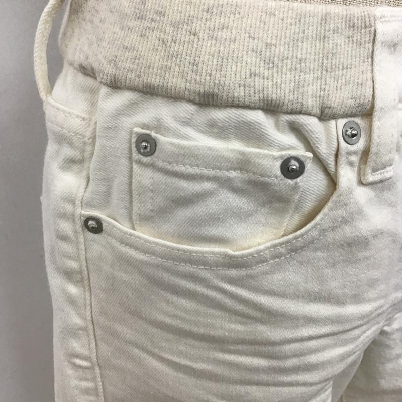 バンヤードストーム BARNYARDSTORM パンツ デニム、ジーンズ BB803504NN ライトスリムボーイパンツ カジュアルパンツ デニムパンツ 2 無地 白 / ホワイト /  レディース USED 古着 中古 10103584