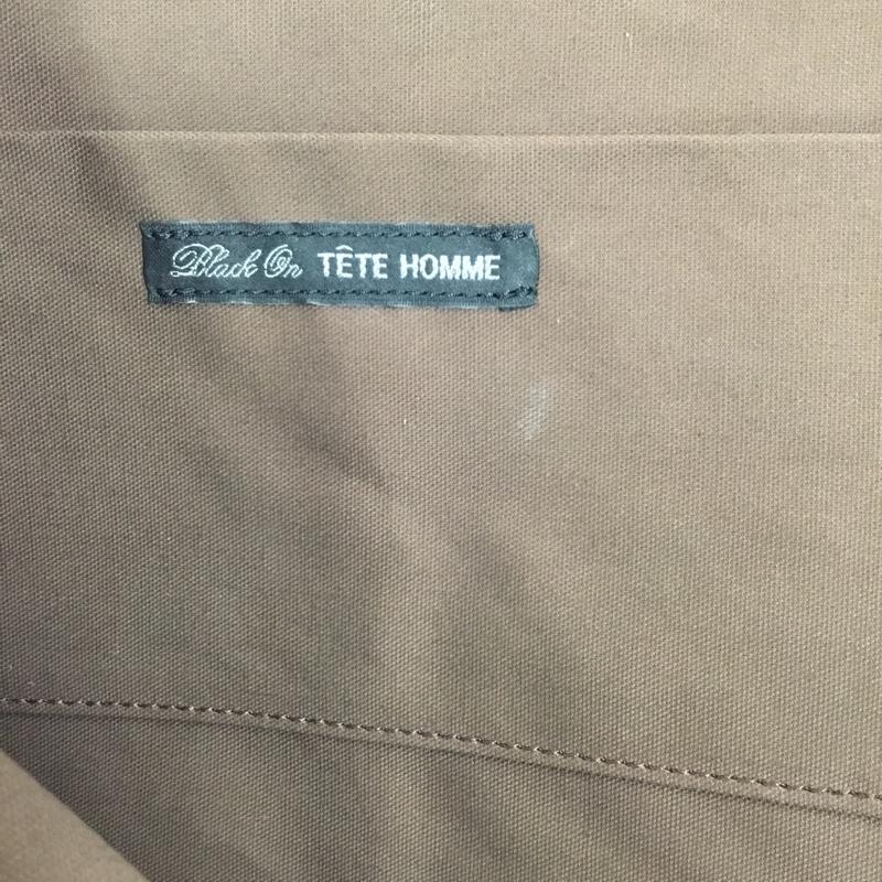 テットオム TETE HOMME セカンドバッグ セカンドバッグ クラッチバッグ レザー 茶 / ブラウン / メンズ USED 古着 中古 10103598