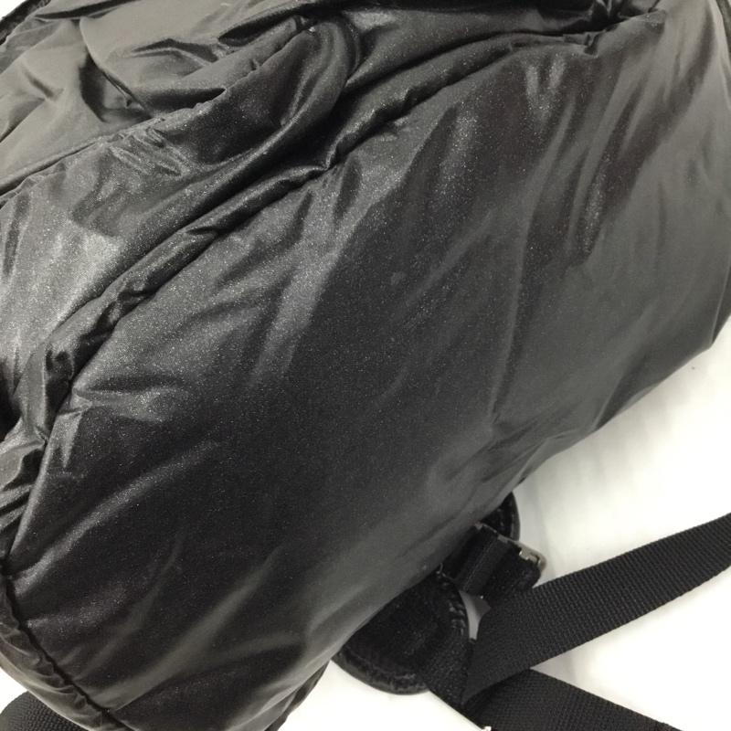 ポーター PORTER リュックサック、デイパック リュックサック、デイバッグ PORTERGIRL SHOOTING STAR ラメ ロゴ、文字 黒 / ブラック / レディース USED 古着 中古 10103601