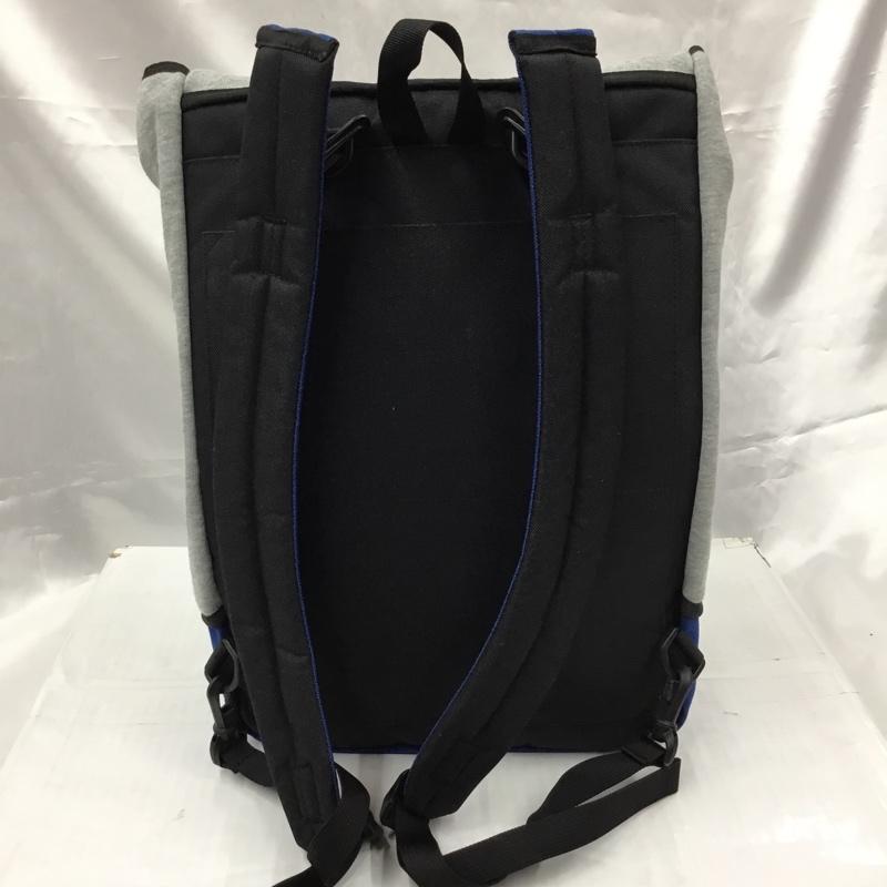 チャムス CHUMS リュックサック、デイパック リュックサック、デイバッグ Reversible Back Pack Sweat Nylon リバーシブル タグ付き ロゴ、文字 青 / ブルー / X 灰 / グレー / メンズ USED 古着 中古 10103604