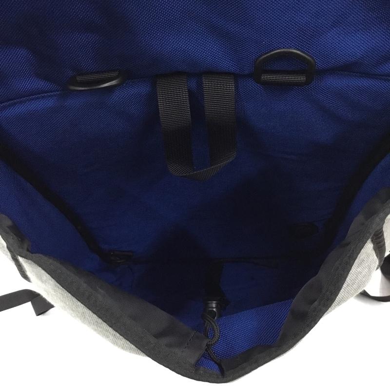 チャムス CHUMS リュックサック、デイパック リュックサック、デイバッグ Reversible Back Pack Sweat Nylon リバーシブル タグ付き ロゴ、文字 青 / ブルー / X 灰 / グレー / メンズ USED 古着 中古 10103604