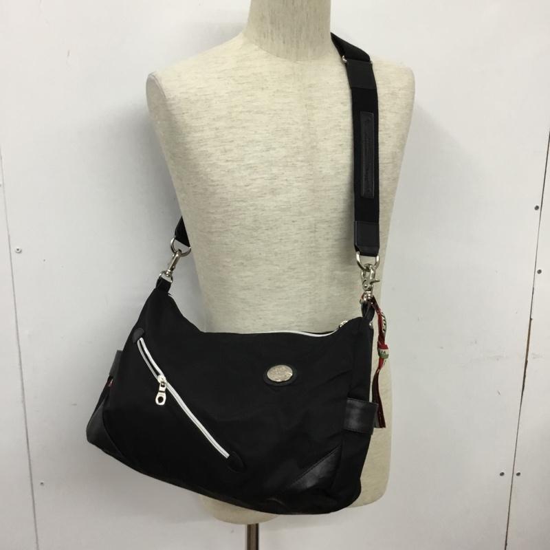 オロビアンコ Orobianco ショルダーバッグ ショルダーバッグ ワンポイント 黒 / ブラック / X 銀 / シルバー / メンズ USED 古着 中古 10103605