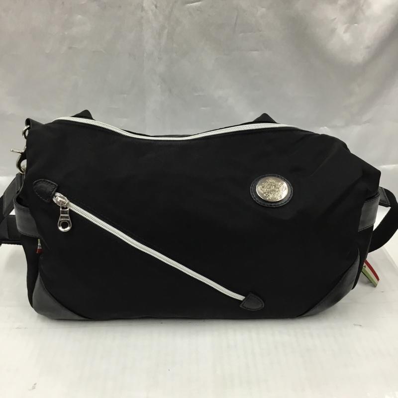 オロビアンコ Orobianco ショルダーバッグ ショルダーバッグ ワンポイント 黒 / ブラック / X 銀 / シルバー / メンズ USED 古着 中古 10103605
