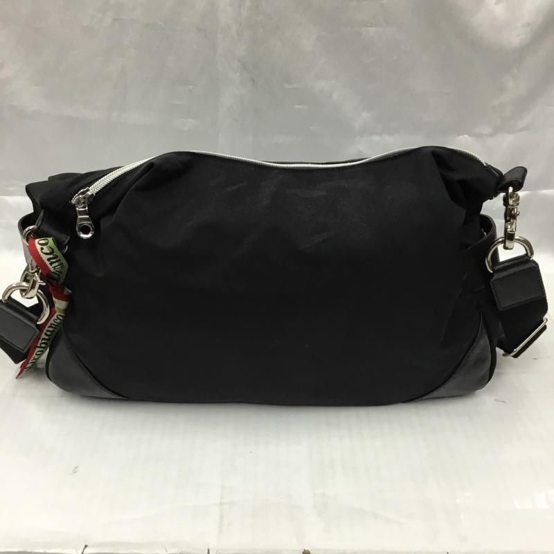 オロビアンコ Orobianco ショルダーバッグ ショルダーバッグ ワンポイント 黒 / ブラック / X 銀 / シルバー / メンズ USED 古着 中古 10103605