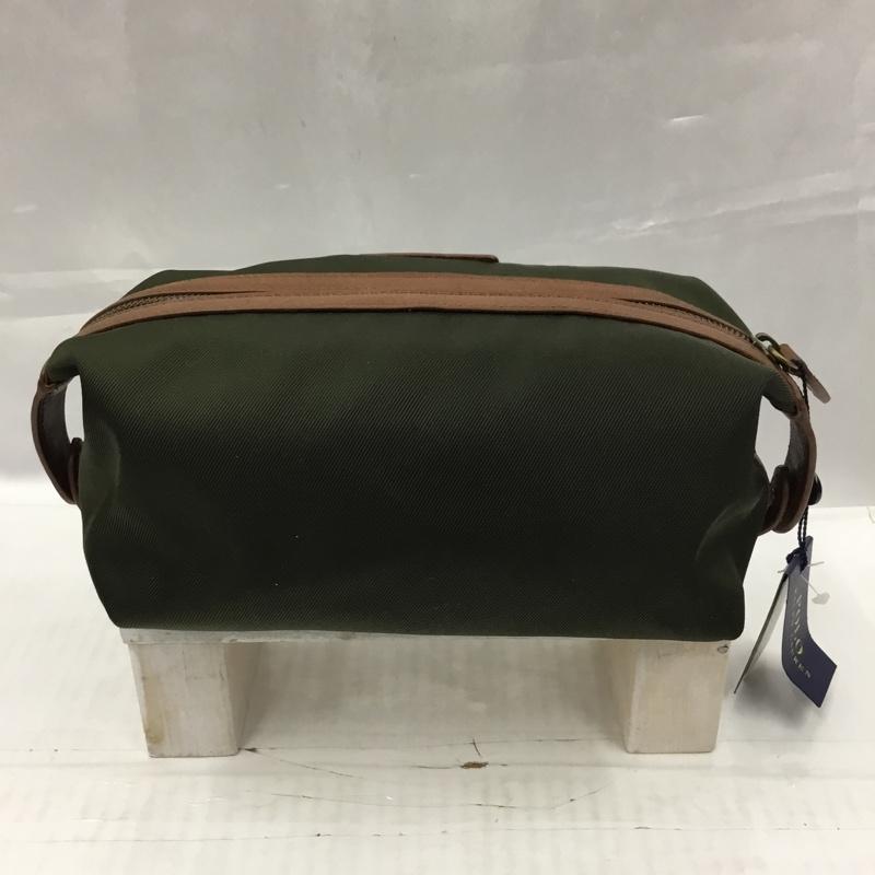 ポロラルフローレン POLO RALPH LAUREN ポーチ ポーチ タグ付き ロゴ、文字 カーキ / カーキ / X 茶 / ブラウン / メンズ USED 古着 中古 10103614