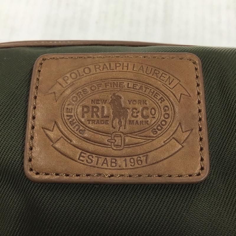ポロラルフローレン POLO RALPH LAUREN ポーチ ポーチ タグ付き ロゴ、文字 カーキ / カーキ / X 茶 / ブラウン / メンズ USED 古着 中古 10103614