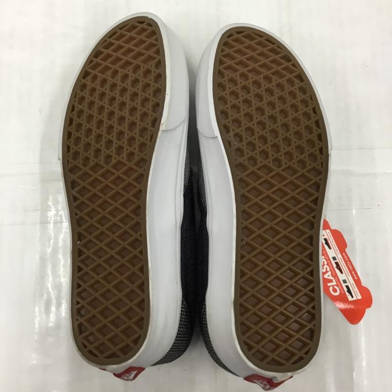 バンズ VANS スリッポン スリッポン US6.5 スニーカー ヘリンボーン US:6.5 ロゴ、文字 黒 / ブラック / X 白 / ホワイト / レディース USED 古着 中古 10103622