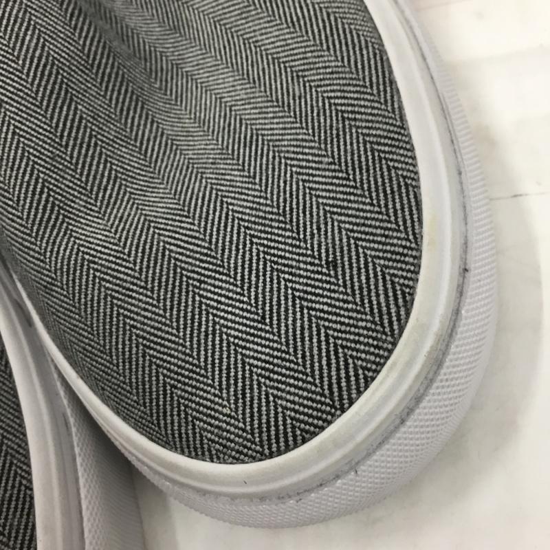 バンズ VANS スリッポン スリッポン US6.5 スニーカー ヘリンボーン US:6.5 ロゴ、文字 黒 / ブラック / X 白 / ホワイト / レディース USED 古着 中古 10103622