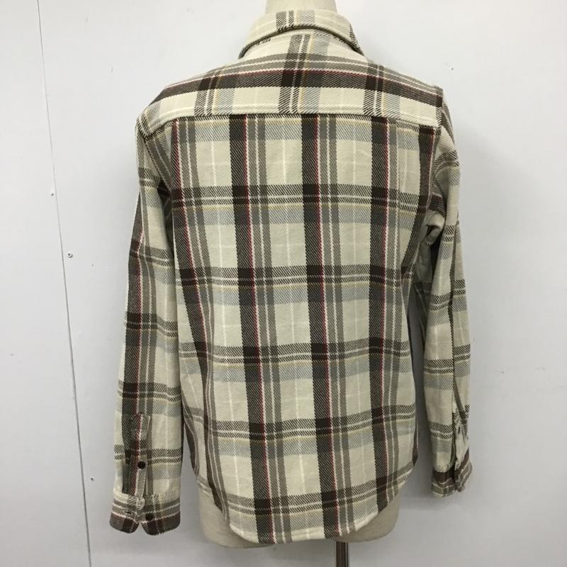古着 USED シャツ、ブラウス 長袖 YA-YA ボーイフレンドチェックシャツ チェック ベージュ / ベージュ / X 茶 / ブラウン / X 赤 / レッド / X 白 / ホワイト / X 黄 / イエロー / レディース USED 古着 中古 10103624
