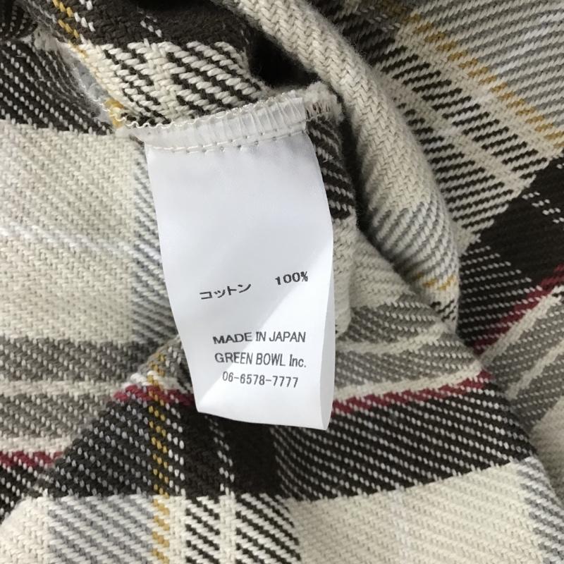 古着 USED シャツ、ブラウス 長袖 YA-YA ボーイフレンドチェックシャツ チェック ベージュ / ベージュ / X 茶 / ブラウン / X 赤 / レッド / X 白 / ホワイト / X 黄 / イエロー / レディース USED 古着 中古 10103624