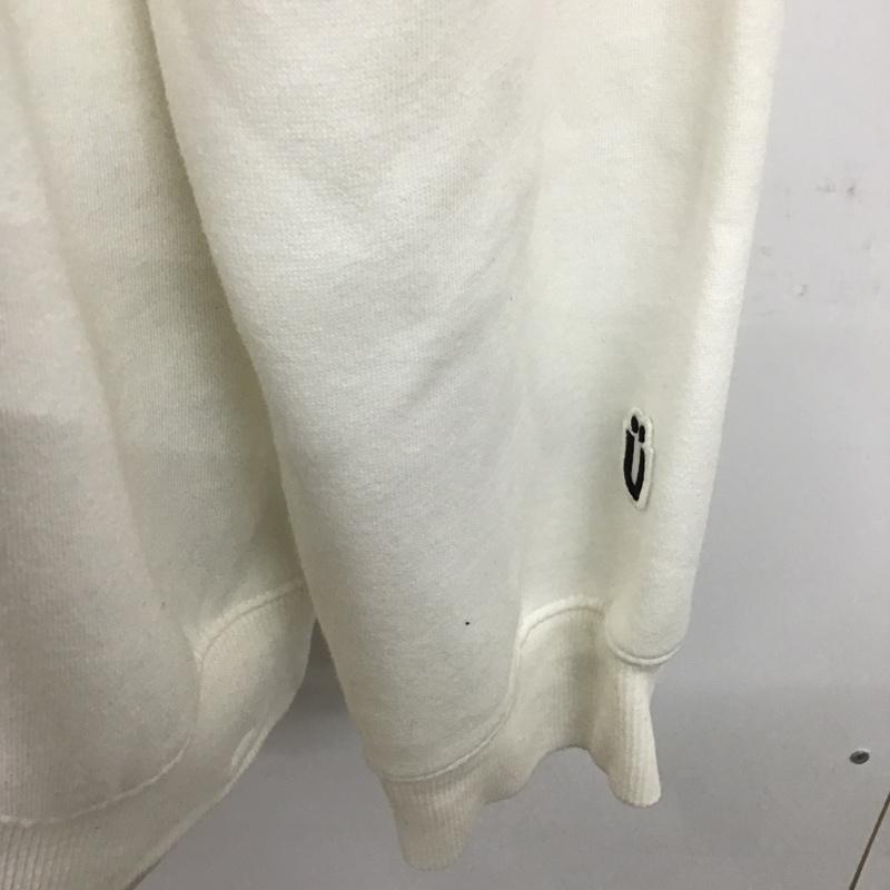 イーストクンスト ISTKUNST トレーナー 長袖 スウェット 裏起毛 うさぎ L 白 / ホワイト / メンズ USED 古着 中古 10103629