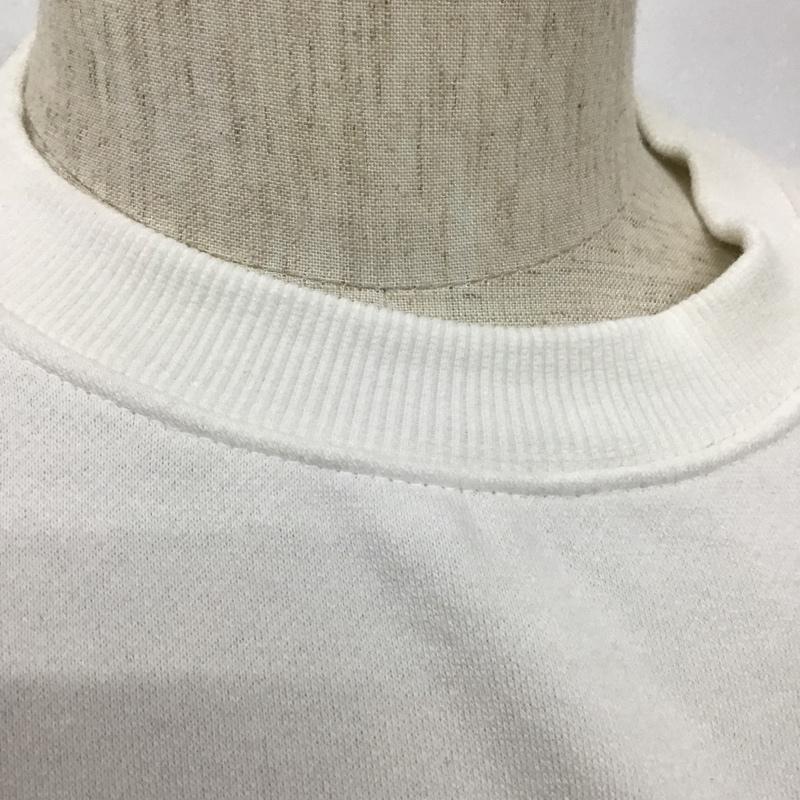 イーストクンスト ISTKUNST トレーナー 長袖 スウェット 裏起毛 うさぎ L 白 / ホワイト / メンズ USED 古着 中古 10103629