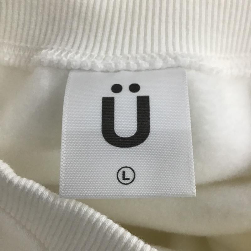 イーストクンスト ISTKUNST トレーナー 長袖 スウェット 裏起毛 うさぎ L 白 / ホワイト / メンズ USED 古着 中古 10103629