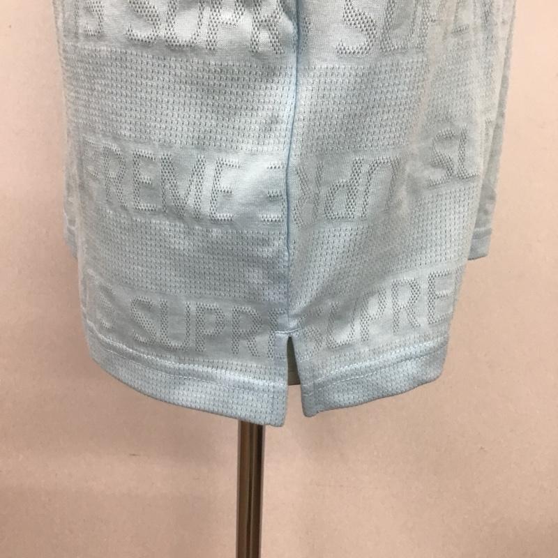 シュプリーム Supreme タンクトップ タンクトップ ノースリーブ 18SS Mesh Stripe Tank Top M ロゴ、文字 水色 / ライトブルー / メンズ USED 古着 中古 10103688