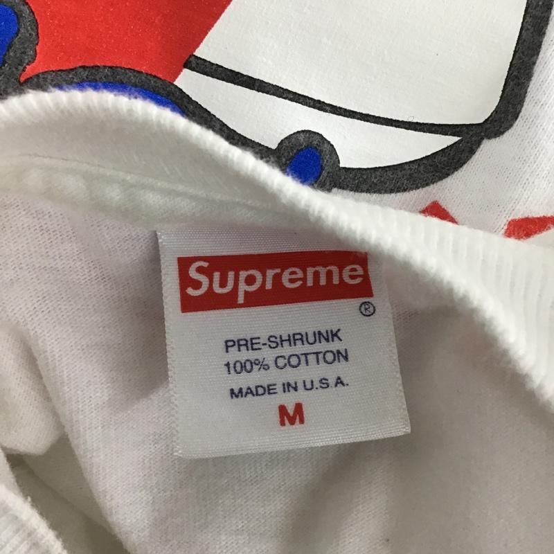 シュプリーム Supreme Tシャツ 半袖 19FW Money Power Respect Tee バックプリント ビール M ロゴ、文字 白 / ホワイト / メンズ USED 古着 中古 10103690