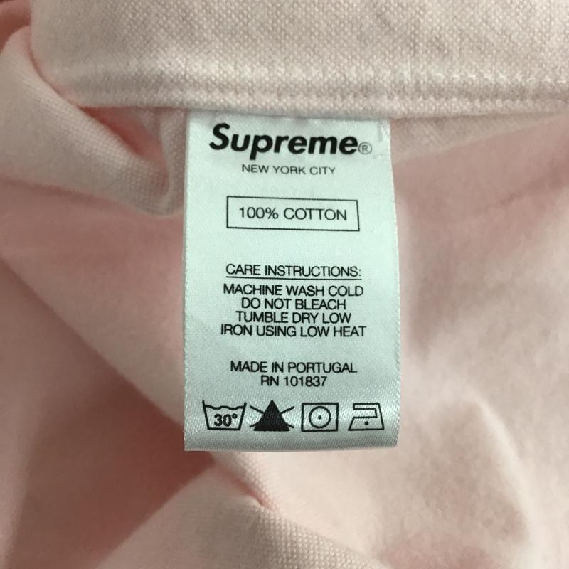 シュプリーム Supreme シャツ、ブラウス 長袖 Flannel Oxford Shirt 王冠 ボタンダウン S ワンポイント 桃 / ピンク / メンズ USED 古着 中古 10103704