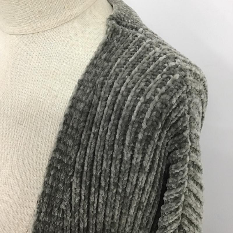 アズールバイマウジー AZUL BY MOUSSY カーディガン 長袖 ニットカーディガン ロングニットカーディガン 長袖ニットカーディガン S 無地 灰 / グレー / レディース USED 古着 中古 10103710