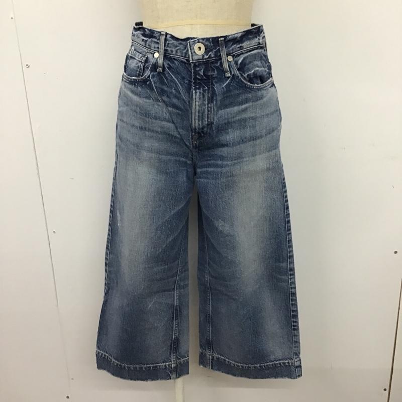 アッパーハイツ upperhights パンツ デニム、ジーンズ デニムパンツ ワイドパンツ ストレートパンツ カジュアルパンツ 無地 インディゴ / インディゴ /  レディース USED 古着 中古 10103717