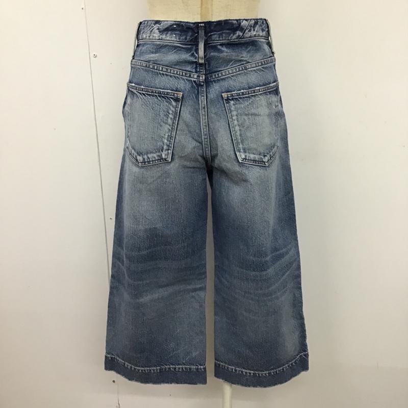 アッパーハイツ upperhights パンツ デニム、ジーンズ デニムパンツ ワイドパンツ ストレートパンツ カジュアルパンツ 無地 インディゴ / インディゴ /  レディース USED 古着 中古 10103717