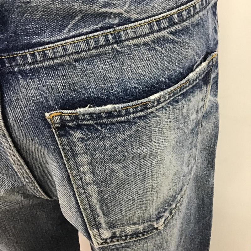 アッパーハイツ upperhights パンツ デニム、ジーンズ デニムパンツ ワイドパンツ ストレートパンツ カジュアルパンツ 無地 インディゴ / インディゴ /  レディース USED 古着 中古 10103717