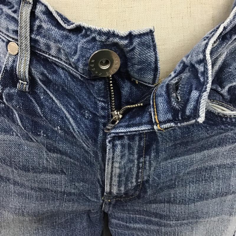 アッパーハイツ upperhights パンツ デニム、ジーンズ デニムパンツ ワイドパンツ ストレートパンツ カジュアルパンツ 無地 インディゴ / インディゴ /  レディース USED 古着 中古 10103717
