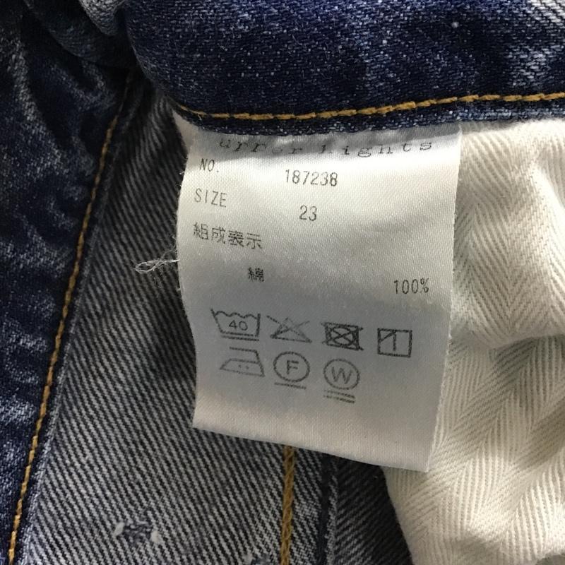 アッパーハイツ upperhights パンツ デニム、ジーンズ デニムパンツ ワイドパンツ ストレートパンツ カジュアルパンツ 無地 インディゴ / インディゴ /  レディース USED 古着 中古 10103717
