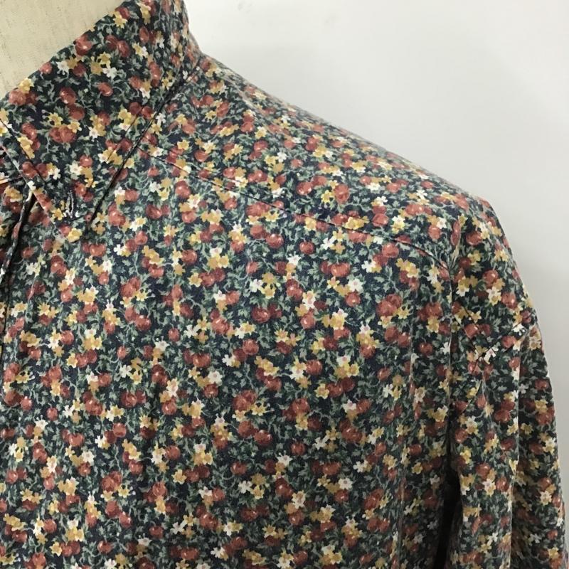 古着 USED シャツ、ブラウス 長袖 長袖シャツ カラーシャツ ポケットシャツ 花柄カットソー S 総柄 X 花柄 マルチカラー / マルチカラー / メンズ USED 古着 中古 10103728