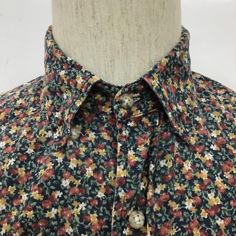 古着 USED シャツ、ブラウス 長袖 長袖シャツ カラーシャツ ポケットシャツ 花柄カットソー S 総柄 X 花柄 マルチカラー / マルチカラー / メンズ USED 古着 中古 10103728