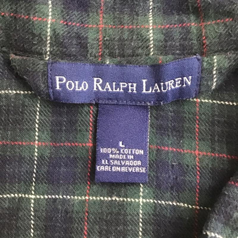 ポロラルフローレン POLO RALPH LAUREN シャツ、ブラウス 長袖 長袖シャツ カラーシャツ チェックシャツ 長袖カットソー L チェック マルチカラー / マルチカラー / メンズ USED 古着 中古 10103732