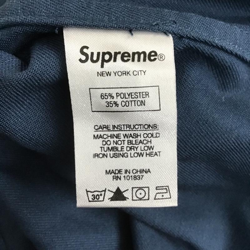 シュプリーム Supreme シャツ、ブラウス 長袖 Mike Kelley Ahh Youth Work Shirt 18FW M ロゴ、文字 紺 / ネイビー / メンズ USED 古着 中古 10103737