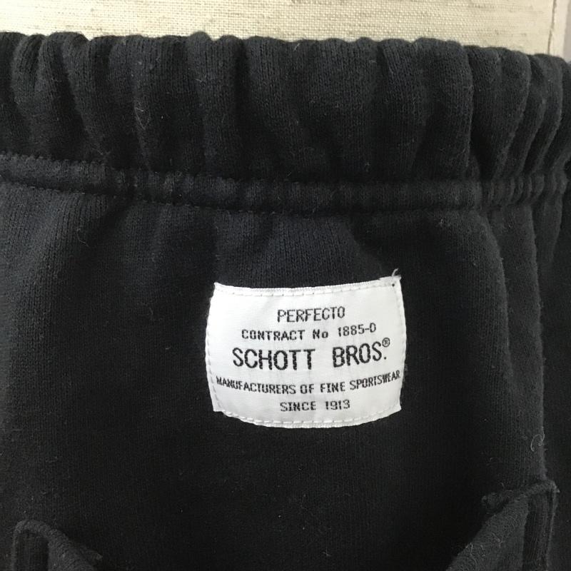 ショット schott ボトムス ボトムス 782-2210004 スウェットパンツ ボトム カジュアルパンツ ジャージ M 無地 黒 / ブラック / メンズ USED 古着 中古 10103740
