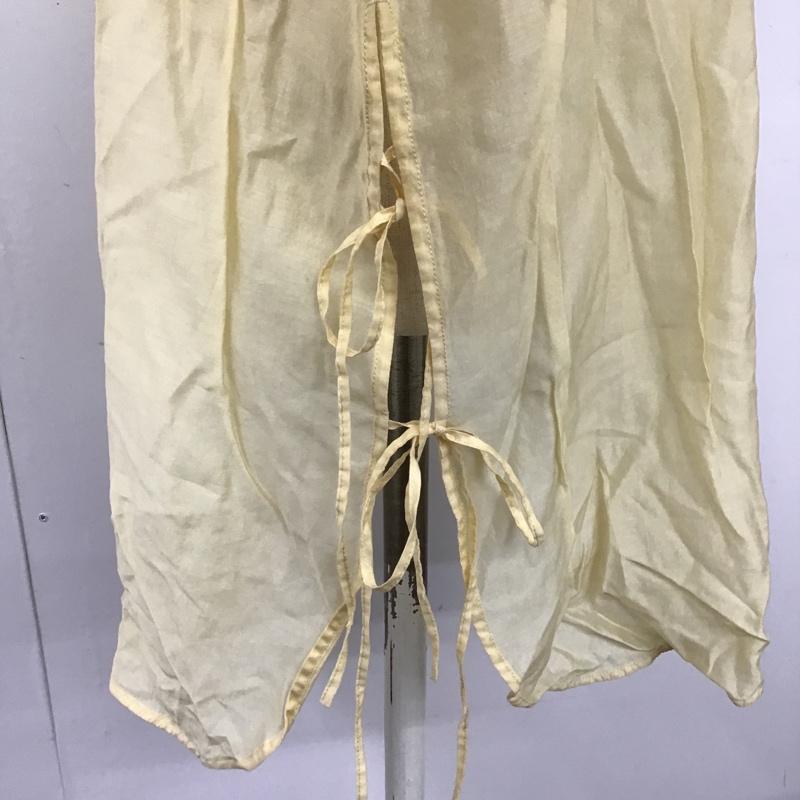 ローリーズファーム LOWRYS FARM シャツ、ブラウス 長袖 FREE 無地 黄 / イエロー / レディース USED 古着 中古 10103746