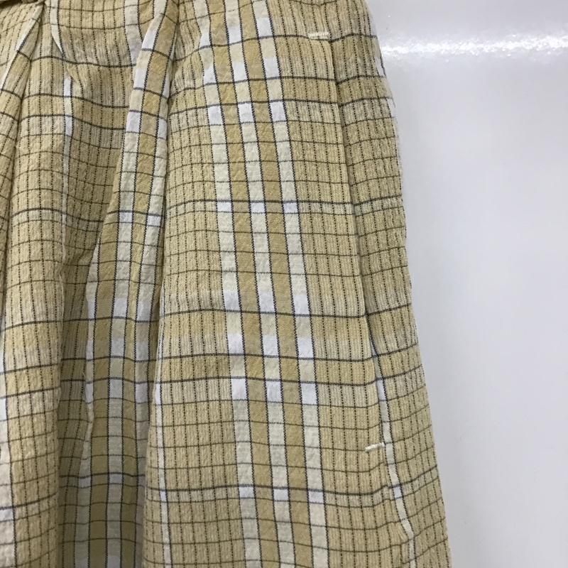 ローズバッド ROSE BUD ボトムス ボトムス 600-9130007 チェックイージーワイドパンツ カジュアルパンツ ハイウエスト ワイルドシルエット FREE チェック ベージュ / ベージュ /  レディース USED 古着 中古 10103747