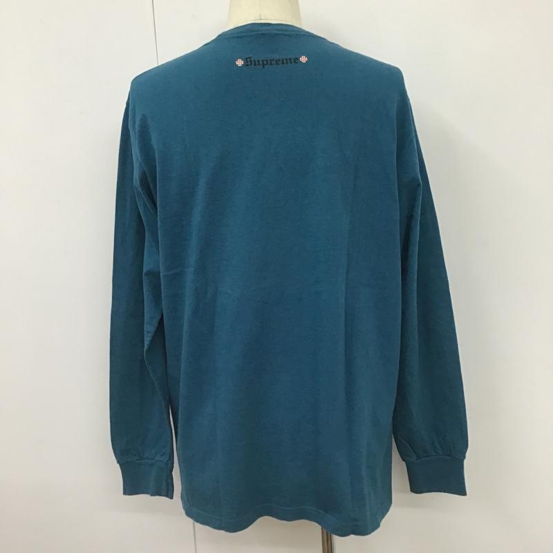 シュプリーム Supreme カットソー 長袖 17FW Independent Fuck the Rest L/S Tee M ロゴ、文字 青 / ブルー / メンズ USED 古着 中古 10103748
