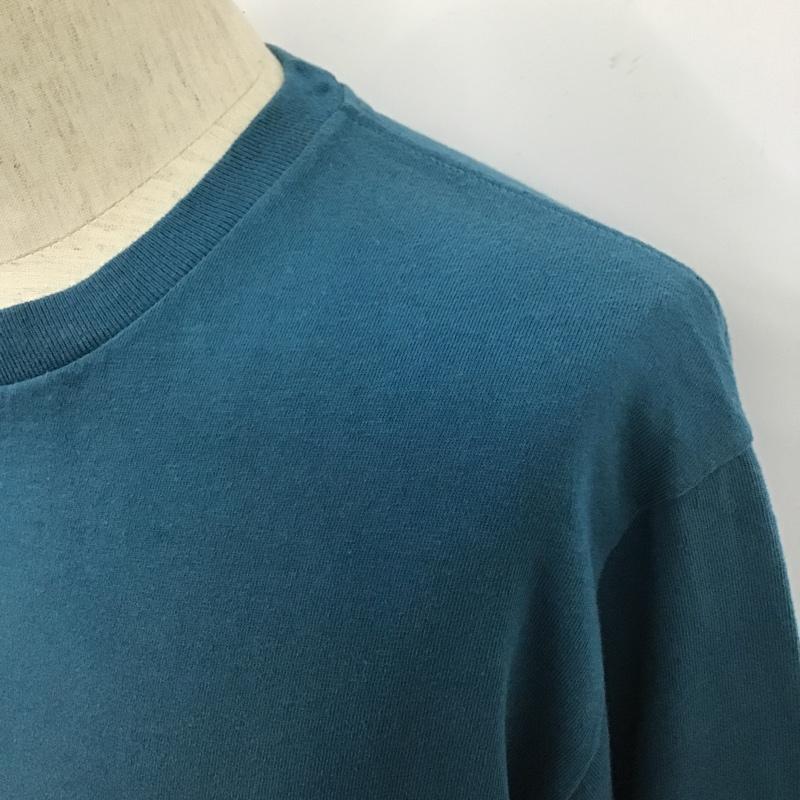 シュプリーム Supreme カットソー 長袖 17FW Independent Fuck the Rest L/S Tee M ロゴ、文字 青 / ブルー / メンズ USED 古着 中古 10103748