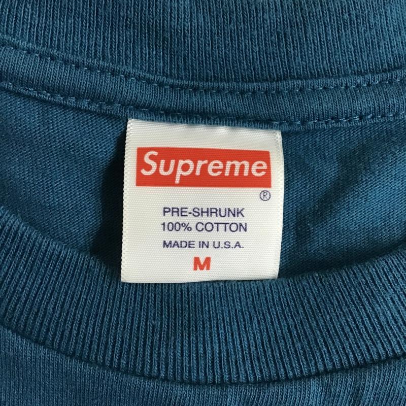 シュプリーム Supreme カットソー 長袖 17FW Independent Fuck the Rest L/S Tee M ロゴ、文字 青 / ブルー / メンズ USED 古着 中古 10103748