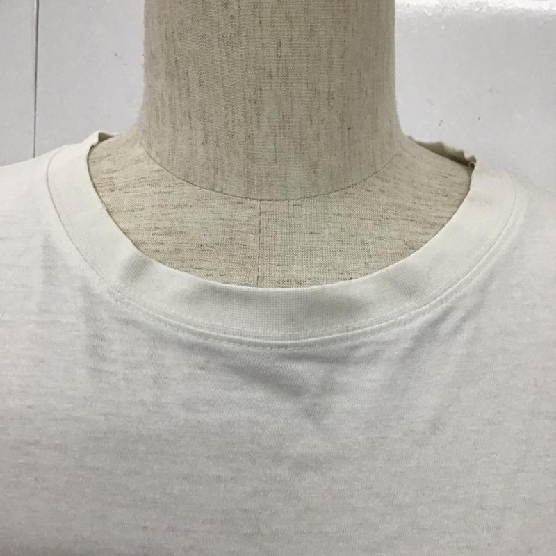 ディースクエアード2 DSQUARED2 カットソー 長袖 ロンT ロゴ XL 刺繍 白 / ホワイト / メンズ USED 古着 中古 10103760