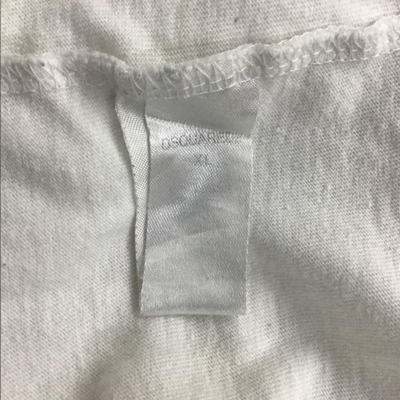 ディースクエアード2 DSQUARED2 カットソー 長袖 ロンT ロゴ XL 刺繍 白 / ホワイト / メンズ USED 古着 中古 10103760
