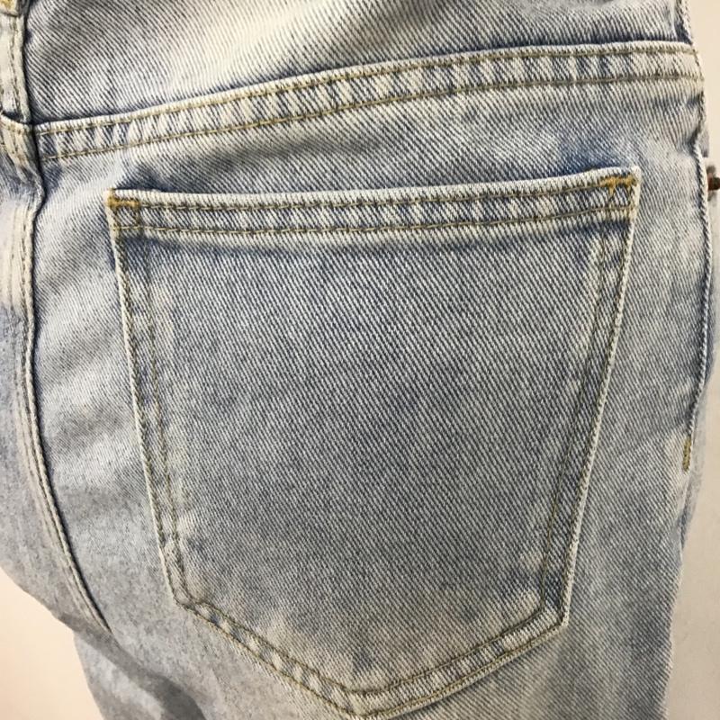 エムピーストゥディオ M.P Studios パンツ デニム、ジーンズ BIRD H.K CSS19 ダメージ 1 無地 青 / ブルー /  レディース USED 古着 中古 10103769