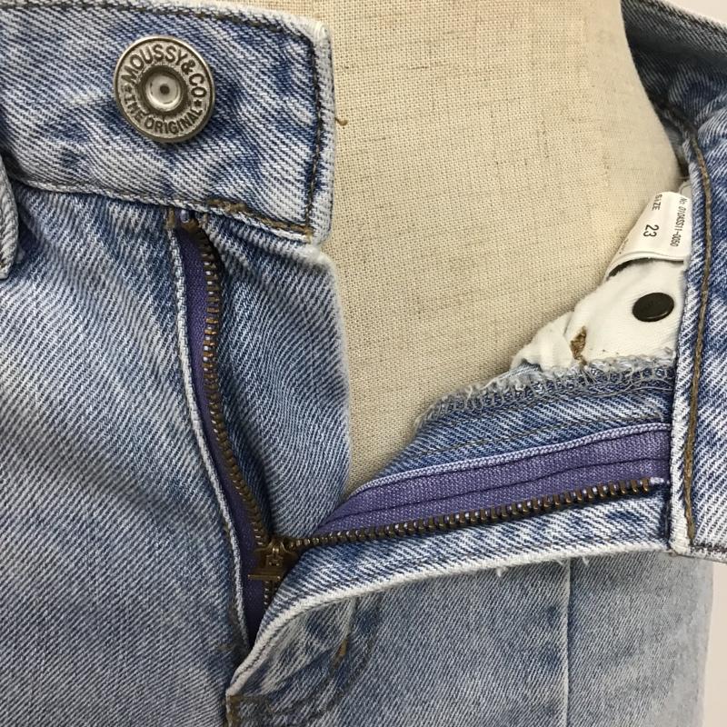 マウジー MOUSSY パンツ デニム、ジーンズ 010ASS11-0050 ジーパン ダメージ加工 青 / ブルー /  レディース USED 古着 中古 10103770