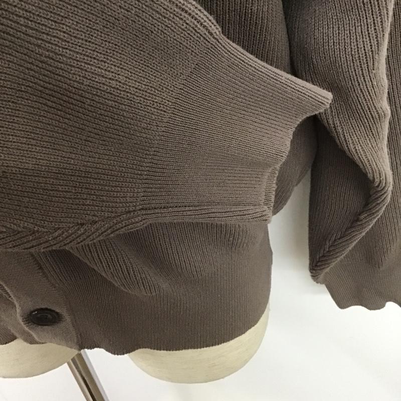 ウィム バイ リドム WYM LIDNM カーディガン 長袖 WYcd484 WIDE AZE CARDIGAN M 無地 灰 / グレー / メンズ USED 古着 中古 10103772